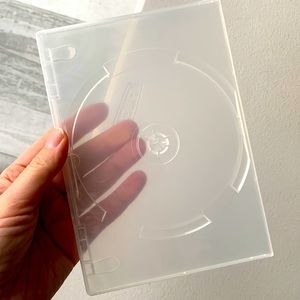 1-2 Clear CD Box For Custom Cover Protection Film Thin Slim Skinny rectangular